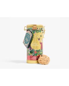 Merry Christmas Pudding Biscuits in Musical Tin