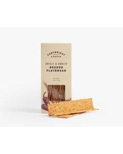 Chilli & Garlic Seeded flatbread crackers