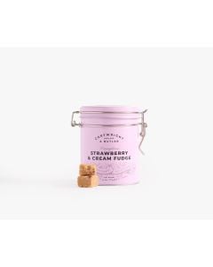 Strawberry & Clotted Cream Fudge in Tin