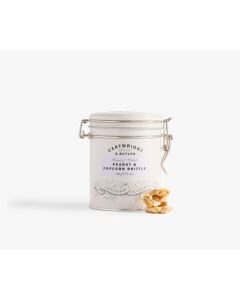 Peanut & Popcorn Brittle in Tin